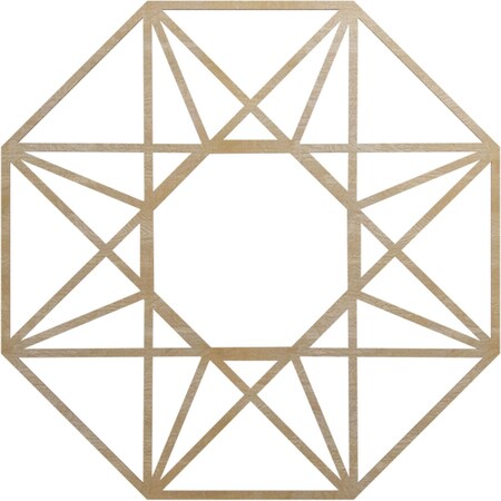 Ekena Millwork Guardian Wood Fretwork Pierced Ceiling Medallion, Birch, 40"OD x 15 1/2"ID x 1/4"T CMWP40X40X0250GDBI